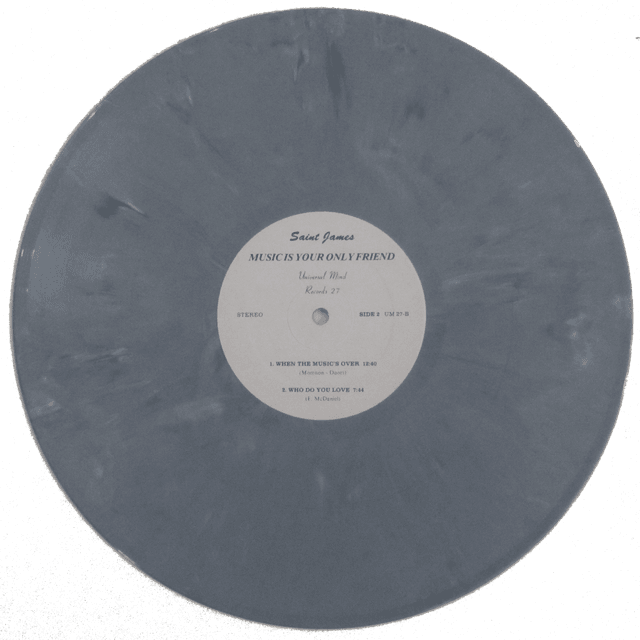 Gray marbled vinyl