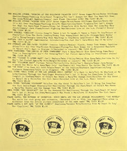 Yellow Insert - Back cover